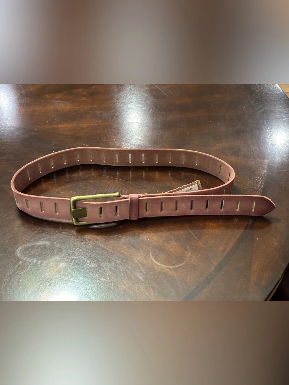 NWOT FREE PEOPLE We The Free Jona Belt Ballet Slipper Pink M/L